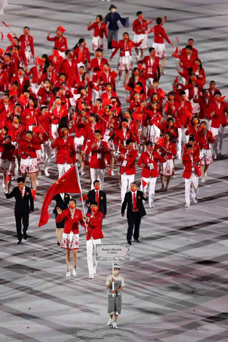 东京奥运开幕式画面